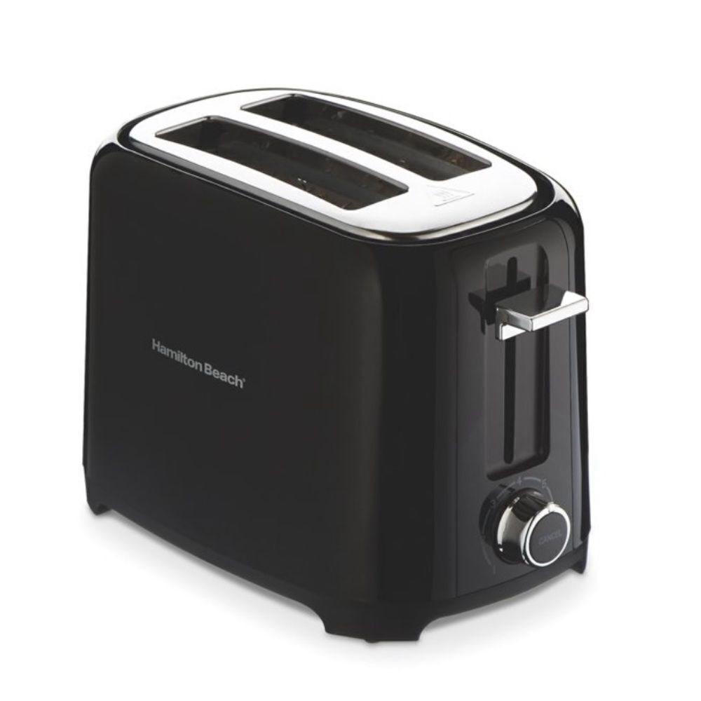 Hamilton Beach 2 Slice Toaster with Extra-Wide Slots Black